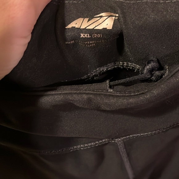 EUC - Avia - Women's High Waist Fashion Performance Legging With Side Pockets - Picture 3 of 4